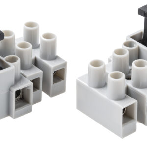 3-Way Fused Terminal Kit - includes Terminal Block, Screw , Washer, Fuse & Earth Wire