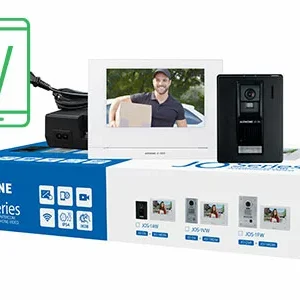 Aiphone JO 7" Video Intercom Kit, WiFi, Plastic Door Station, Surface Mount