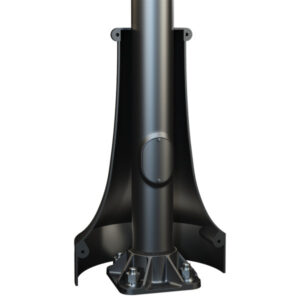 SEE Decorative Cover to suit Dropper Poles, Black