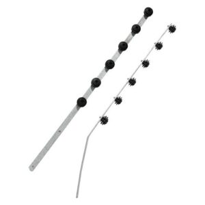 Nemtek Jurassic Square Tube Angled Bracket, 8 Wire, HDG & PC, 20 x 20 x 1.6mm, 1195mm