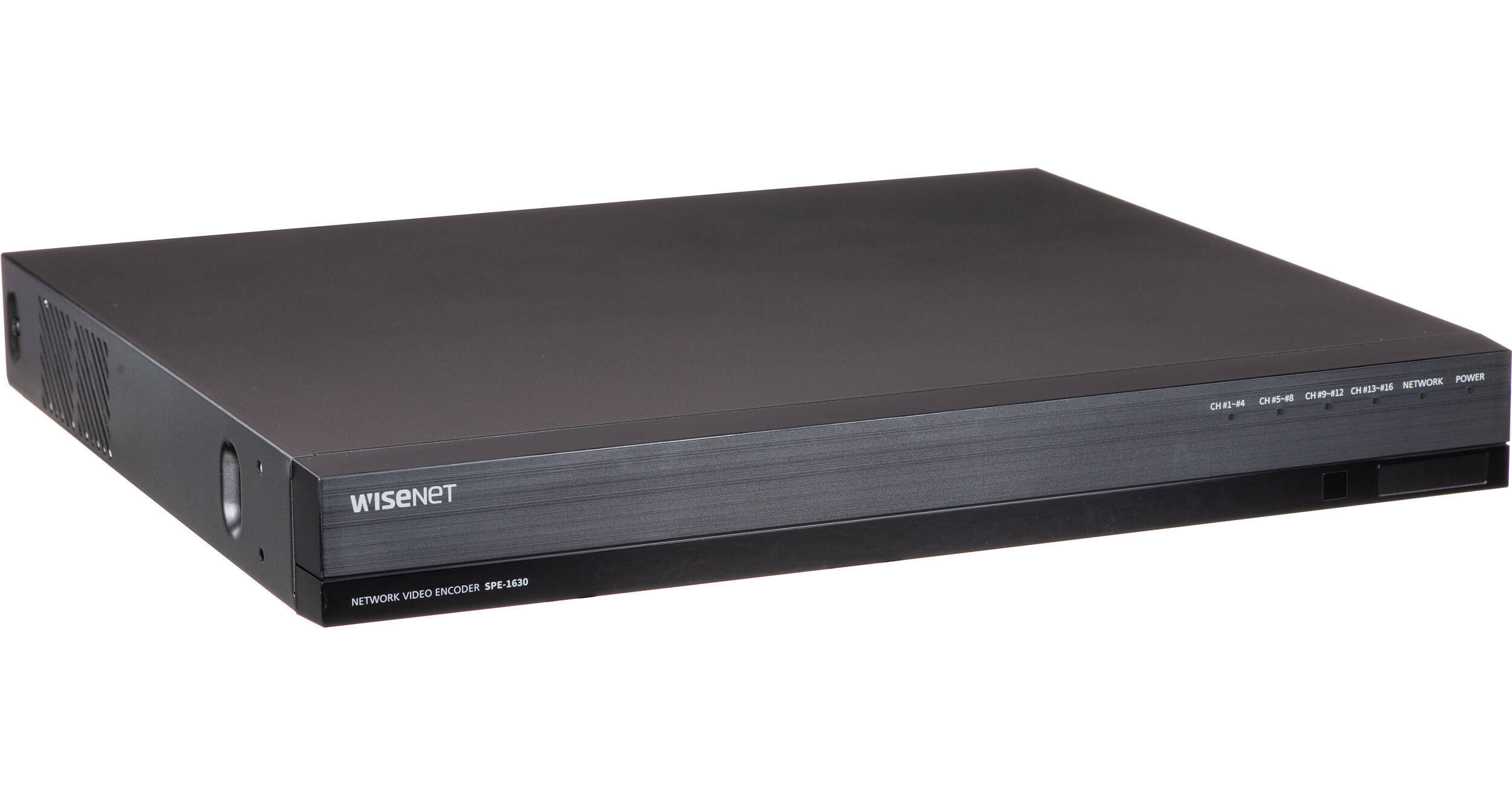 Hanwha Encoder 16ch, 12fps at 5MP, HDMI, QVGA, BNC, 12VDC