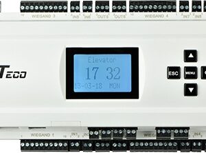 ZKTeco ZK-EC10 Elevator Controller, Floor Button Control Relay: 10, Fingerprint Capacity (3,000) RFID Card Capacity (30,000) Support up to Three EX16 Boards (Each EX16 Additional 16 Floors)