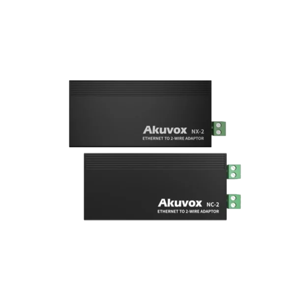 Akuvox NX-2&amp;NC-2  Ethernet to 2-wire Adapter Kit