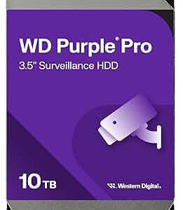 10TB HDD - Purple Surveillance Hard Drive for DVRs and NVR