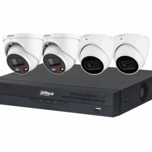 Dahua 8 MP + 8 Channels Kit: 2 x 8MP TiOC and 2 x 8MP Turret Cameras with 8CH AI NVR