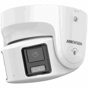 Hikvision DS-2CD2387G2P-LSU/SL 8MP ColorVu Turret 4mm Dual Head Strobe + Speaker network Camera PANORAMIC 180 Degree