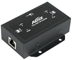 Aetek AET-E59-102 2 Port Indoor Passive PoE Extender, Daisy-chain Daisy-chain