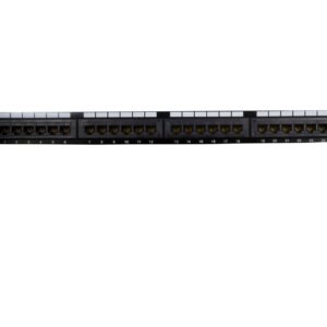 CAT6 RJ45 24 Port Loaded Patch Panel C6PANEL24