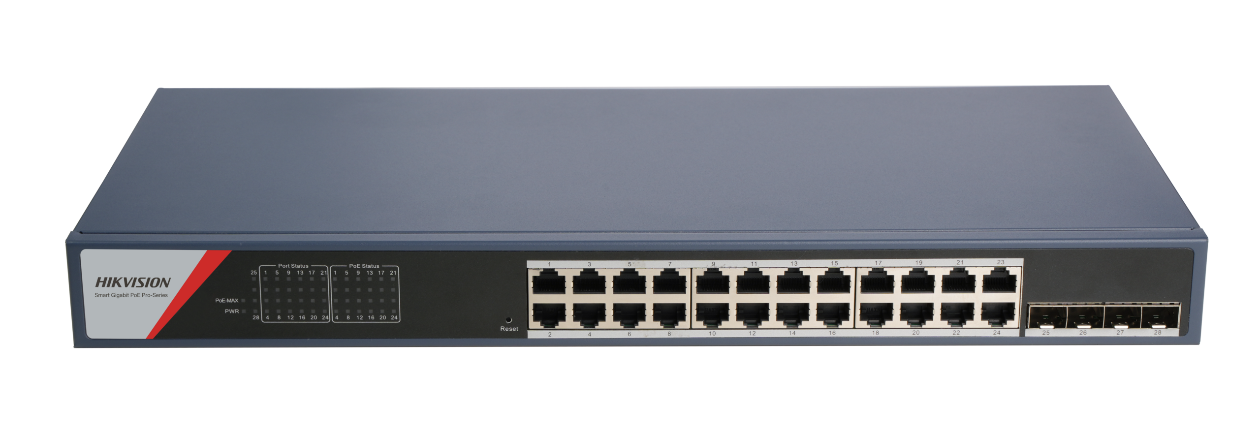 Hikvision Transmission DS-3T1528HP-SI-24P4F 24Port, Managed Gig Poe, 4xgig Uplink , 500w, No Power