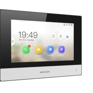 Hikvision DS-KH6320-WTE1 Gen2 Video Intercom 7-Inch Touch Screen Indoor Room Station with Wifi (WHITE)