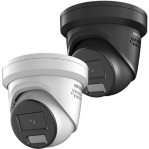 Hikvision DS-2CD2386G2H-IS2U/SL 8 MP AcuSense Turret Camera with Strobe Light, Audio, and Smart Detection