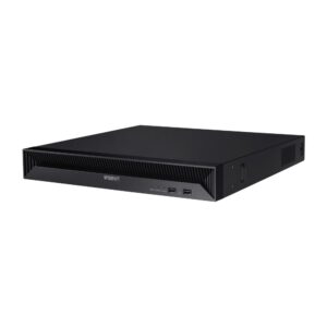 Hanwha HAN-QRN-1630S Wisenet 16ch 8MP PoE NVR, H.265, 128Mbps, No HDD (2 SATA 20TB max)