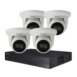 Hanwha 5MP NEW-Q Turret and 8ch NVR CCTV Kit with 3TB HDD