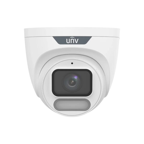 Uniview IPC3626LE-ADF28K-WP 6MP OwlView ColorHunter Turret, Warm Light 30m, IP67, PoE, Built-in Mic