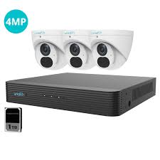 Uniarch powered by Uniview 4MP Starlight Fixed Turret Network Camera 4CH KIT