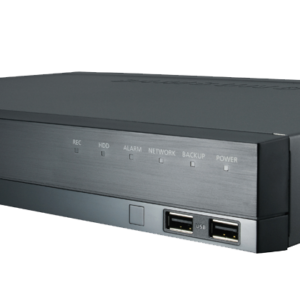 Hanwha Wisenet HAN-XRN-820S 8ch PoE NVR, AI Search, H.265, 100Mbps, No HDD (2 SATA 12TB)