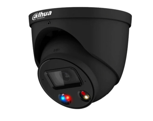Dahua TIOC Advanced 2.0 DH-IPC-HDW3649H-AS-PV-ANZ-BLK 6MP AI Active Deterrence Full color Starlight IP Turret Camera BLACK