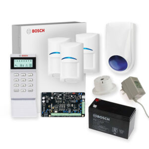 Bosch 3000 Series Alarm Kit with Icon Keypad, 3 x Bosch Gen2 Quad PIRS and Accessories