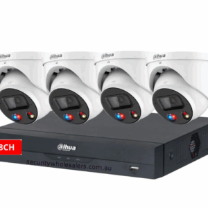 Dahua 4 x 8MP TIOC DH-IPC-HDW3849H-AS-PV-ANZ Turret Kit 8CH NVR