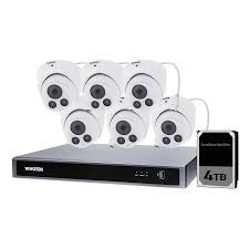 Vivotek 5MP 8CH Fixed Turret Kit, 6 x IT9380-H, 1 x ND9326P with 4TB HDD