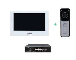 Dahua Intercom KIT-DHI-7INWHT2311R-WP 7inch Touch Screen IP Intercom Kit