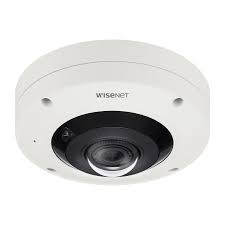 Hanwha Wisenet HAN-XNF-9010RV 12MP Outdoor Fisheye Camera, H.265, 30fps, 120dB WDR, 10m IR