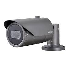 Hanwha Wisenet HAN-QNO-7082R 4MP Outdoor Bullet Camera, H.265, WDR, IP66, IK10, 3.2-10mm