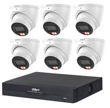 Dahua 6 x DH-IPC-HDW3867EM-S-IL-ANZ Starlight Turret Cameras, AI NVR CCTV Kit
