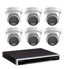 8MP Hikvision COLORVU Hybrid CCTV Kit: 6 x Liveguard Cameras + 8CH 4K (4TB HDD) M Series NVR - Strobe Light, Two-way Audio, Alarm Cameras and 8 Channel NVR CCTV Kit