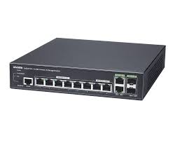 Vivotek AW-GEV-108A-130 AU, 2xGbE bt 90W PoE + 6xGbE 30W PoE + 2xGbE Combo VIVOCAM L2 Managed PoE Switch