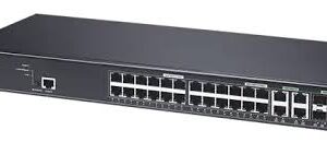 Vivotek AW-GEV-288A-370 AU, 4xGbE bt 90W PoE + 20xGbE 30W PoE + 4xGbE Combo VIVOCAM L2 Managed PoE Switch