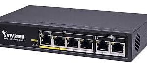 Vivotek AW-FET-060C-065 AUN, Unmanaged 4xFE PoE + 2xFE UTP Switch