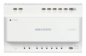 Hikvision DS-KAD706Y-P Gen 2 2 WIRE Intercom, Video/Audio Distributor, up to 6 Devices
