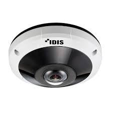 IDIS 12MP 4X Vandal-Resistant IR Fisheye Camera KIT, NDAA Compliant