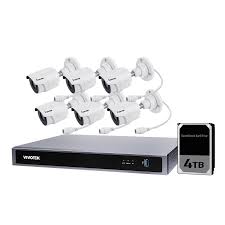 Vivotek 5MP 8CH Fixed Bullet Kit, 6 x IB9380-H, 1 x ND9326P with 4TB HDD
