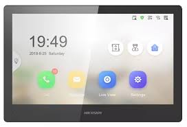 Hikvision Gen2 DS-KH8520-WTE1 Video Intercom 10-Inch Touch Screen Indoor Room Station