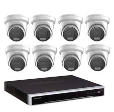 8MP Hikvision COLORVU Hybrid CCTV Kit: 8 x Liveguard Cameras + 8CH 4K (4TB HDD) M Series NVR - Strobe Light, Two-way Audio, Alarm Cameras and 8 Channel NVR CCTV Kit