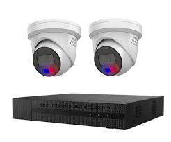 HiLook Hikvision 6MP 2 Camera Kit with  2 x AI IntelliSense, Full-Color Built-in Audio, 4CH 4K NVR
