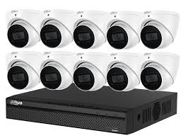 Dahua 10 x 8MP DH-IPC-HDW3866EMP-S-AUS SMD 4.0 Turret Security Kit with 16CH AI NVR 2.8mm lens