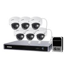 Vivotek AI 5MP 8CH Motorised Dome Kit, 6 x FD9383-HTV, 1 x ND9326P with 4TB HDD