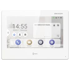 Hikvision DS-KH9310-WTE1 2nd Gen IP Intercom, 7" Android Room Station, PoE, 12VDC, White