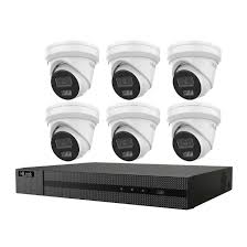 HiLook Hikvision 6MP Pro Series CCTV Kit - 6x Turret IPC-T363H-MU + 8CH PoE NVR (NVR-108MH-C/8P)