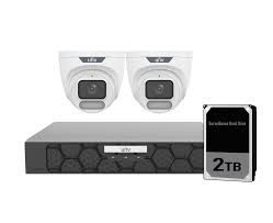 Uniview UNV Acutrack Owlview 2 x 6MP Smart CCTV Kit with 2TB HDD and 4CH NVR