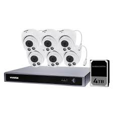 Vivotek 5MP 8CH Motorised Turret Kit, 6 x IT9388-HT, 1 x ND9326P with 4TB HDD