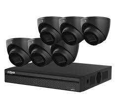 Dahua 6 x 6MP DH-IPC-HDW3666EMP-S-AUS SMD 4.0 AI Turret Kit 50m IR 2.8mm with SMD + 8CH NVR (BLACK)