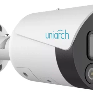Uniarch powered by Uniview Tri-guard IPC-B1P8-AF28KC 8MP 4K Bullet Network Camera w/ Ai Filtering & Light & Speaker