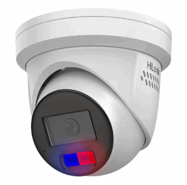 HiLook by Hikvision 6MP IPC-T269-MU/SL All in One Camera with Blue / Red Strobe / Audio (ACDC)