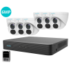Uniarch powered by Uniview 6MP Starlight 6 x Fixed Turret Network Camera 8CH KIT 2TB